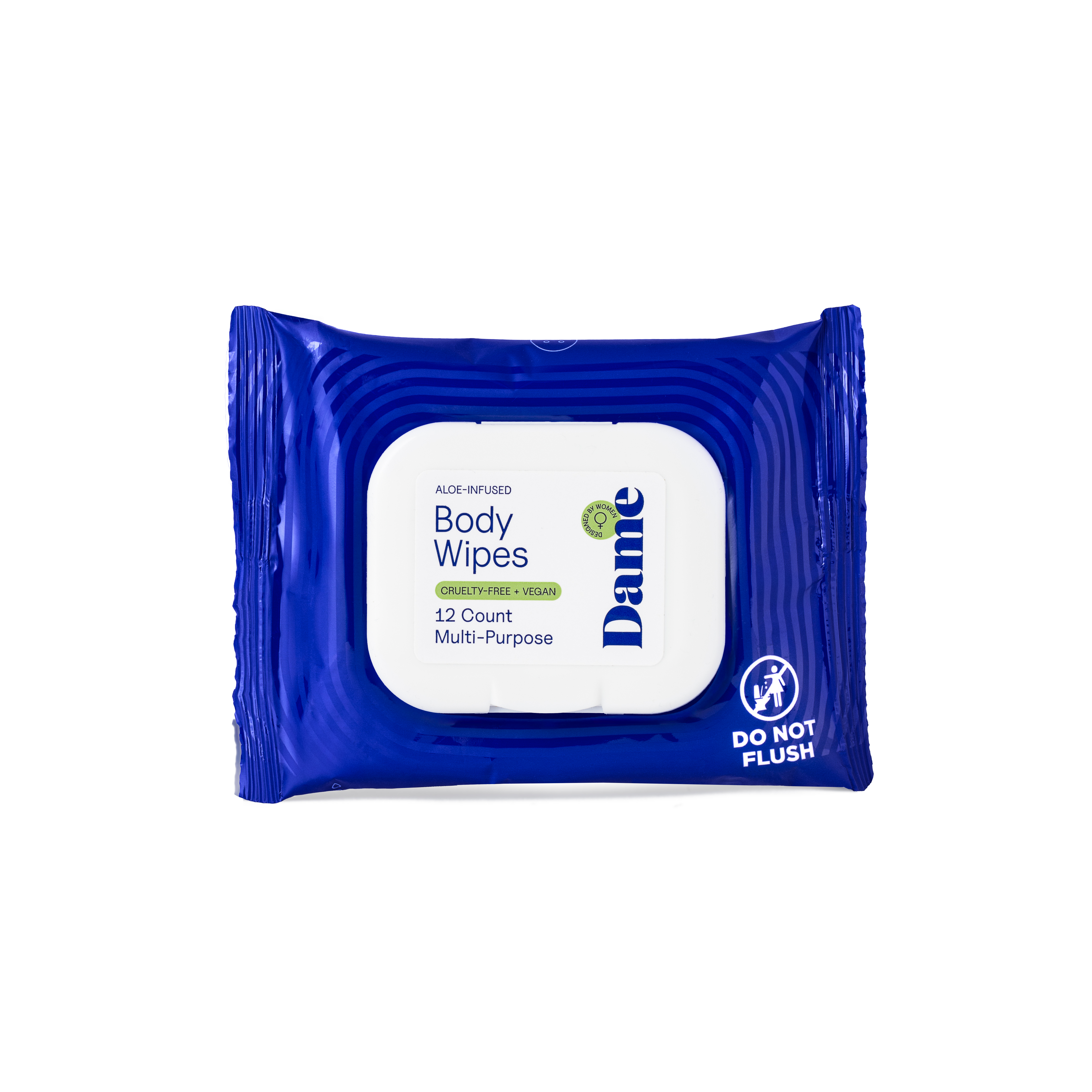 Dame Aloe & Cucumber Body Wipes  12pk
