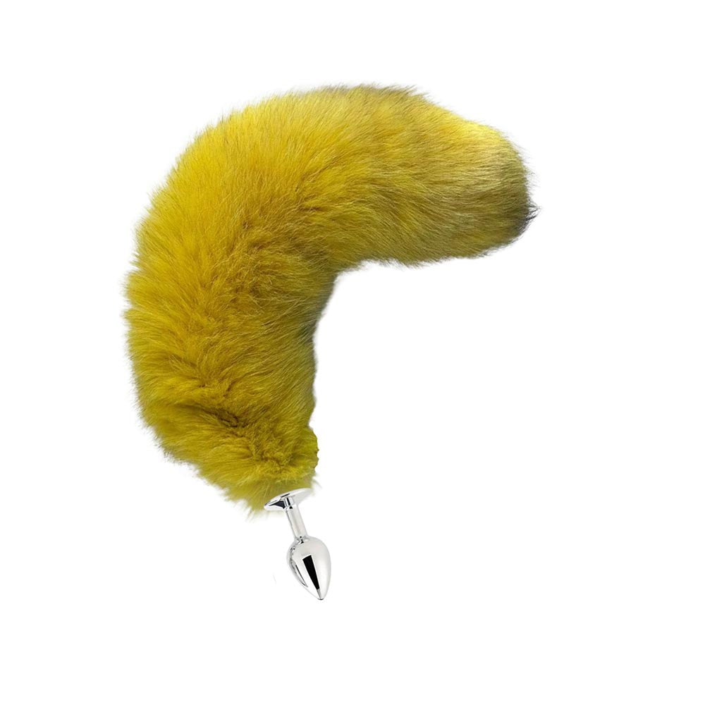 Foxtail Plug - Small - YELLOW