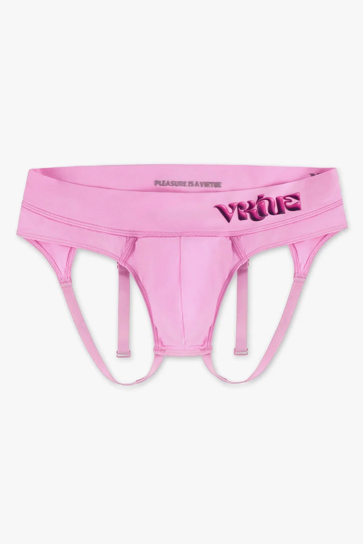 Mens Large - JockVStrap Sheer Briefs - Taffy
