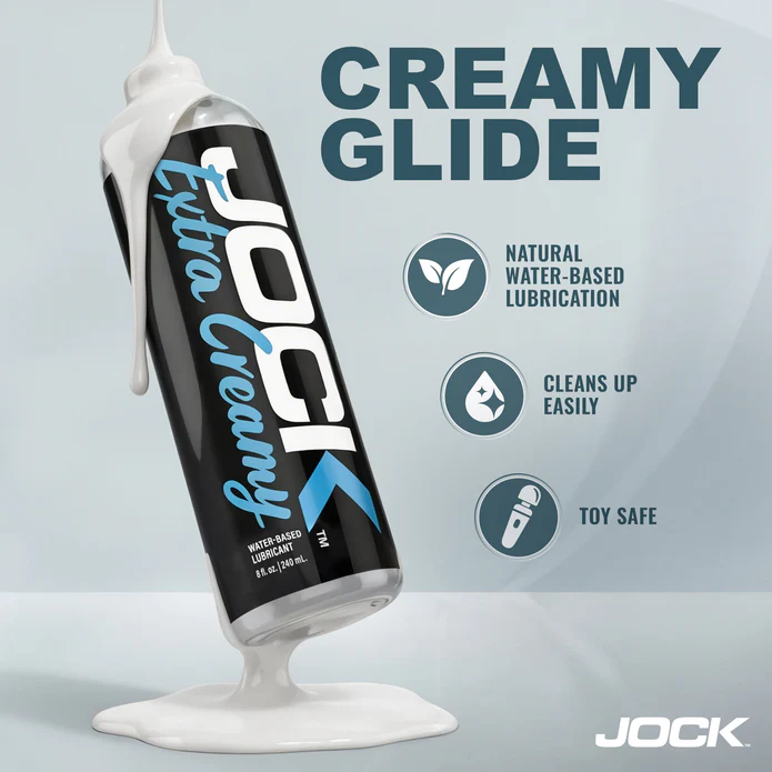 JOCK Extra Creamy Water-Based Lubricant 8oz