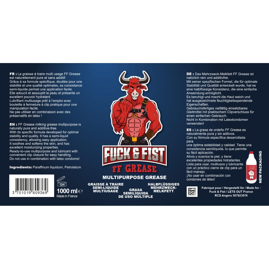 Fuck & Fist - FF Grease 1000ml / 33.82oz