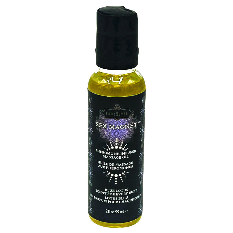 MAGNET SEXUEL Pheromone - Huile de Massage Blue Lotus 2oz