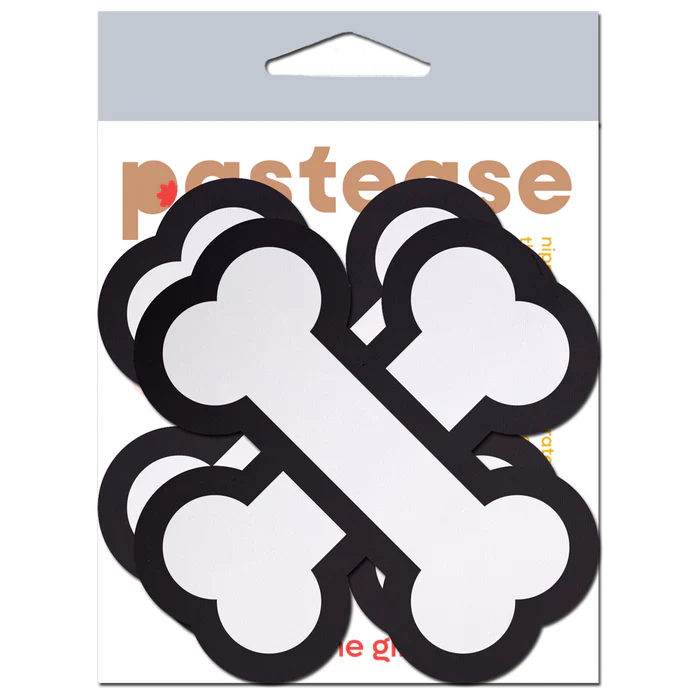 White Crossbone Breast Pasties