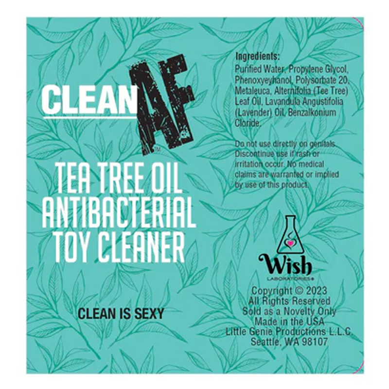 CLEAN AF SPRAY, TEA TREE 4oz