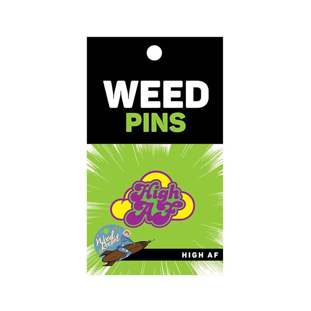 Enamel Pin: High AF *