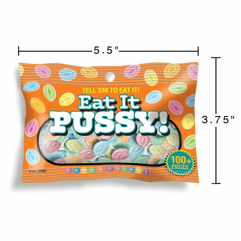 EAT IT PUSSY CANDY, 3 OZ BAG