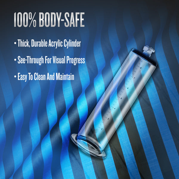 Performance - 9" x 2.5" Penis Pump Cylinder - Clear