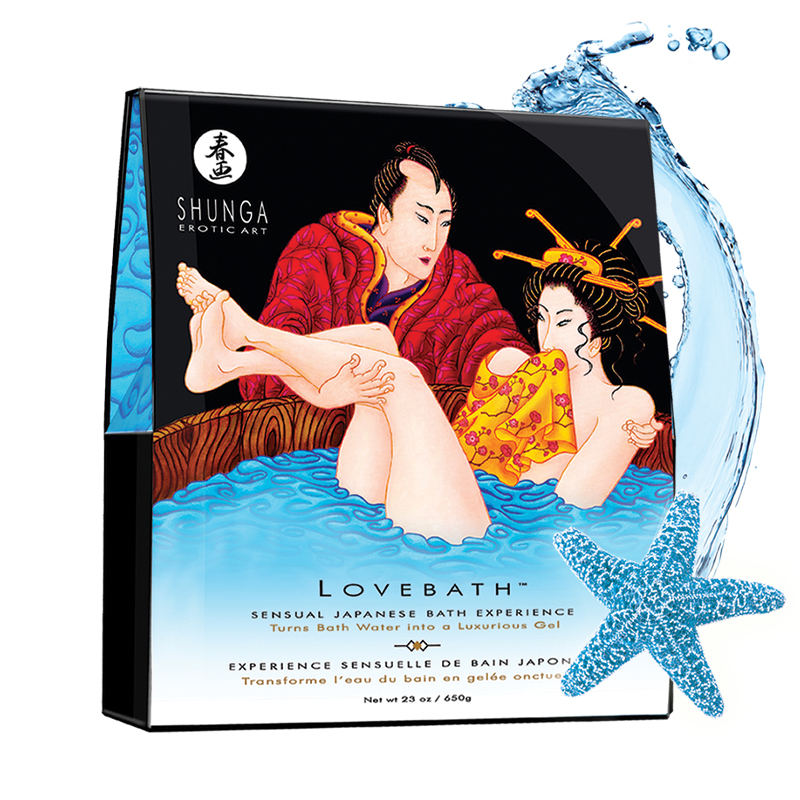 TESTER - LOVEBATH - Turns bath water into a luxurious gel - Ocean Temptations