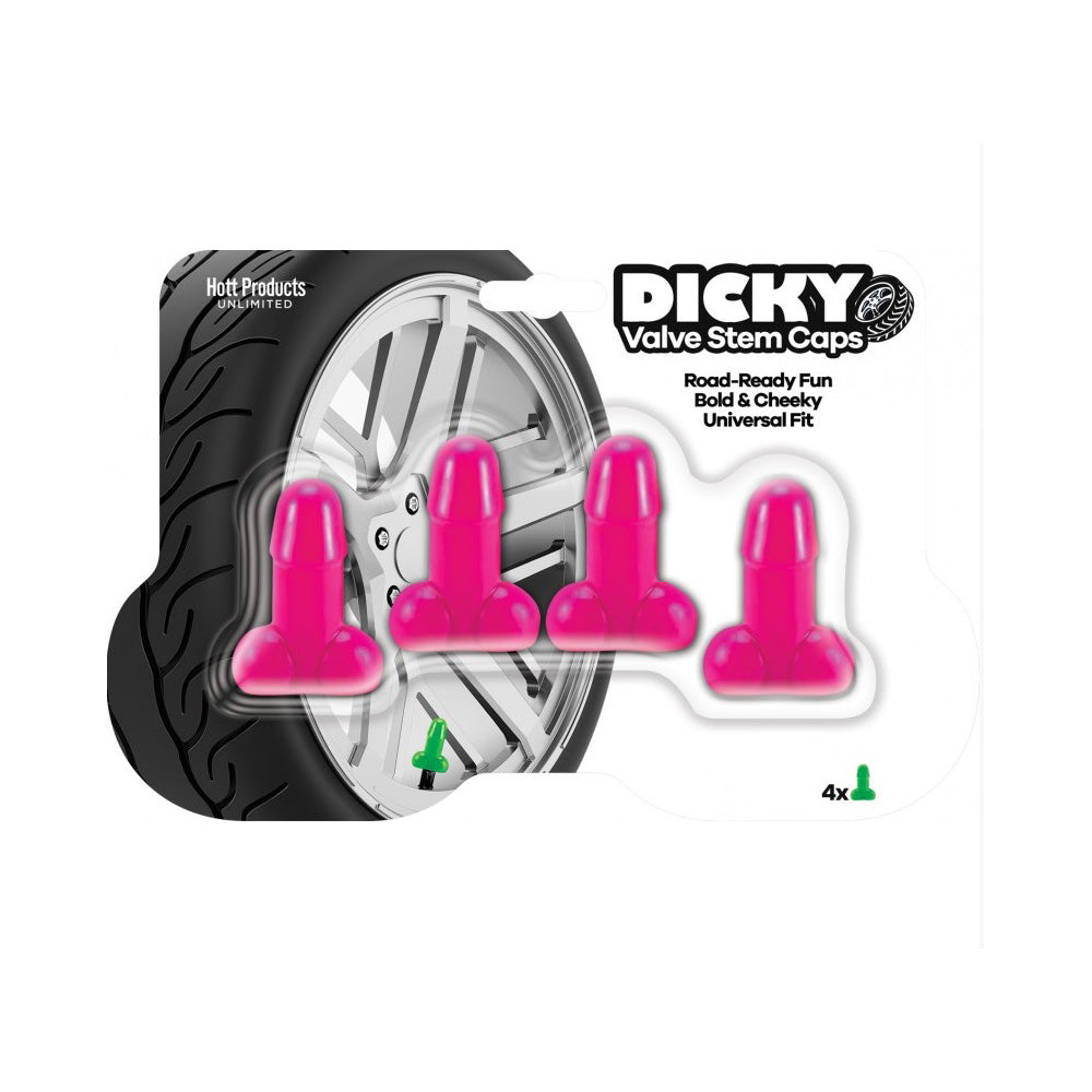 Dicky Valve Stem Caps - Pink