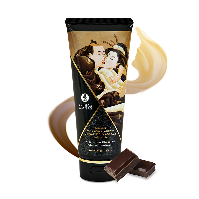 TESTER - Kissable Massage Creams 200 ml/ 7 fl.oz - Intoxicating Chocolate