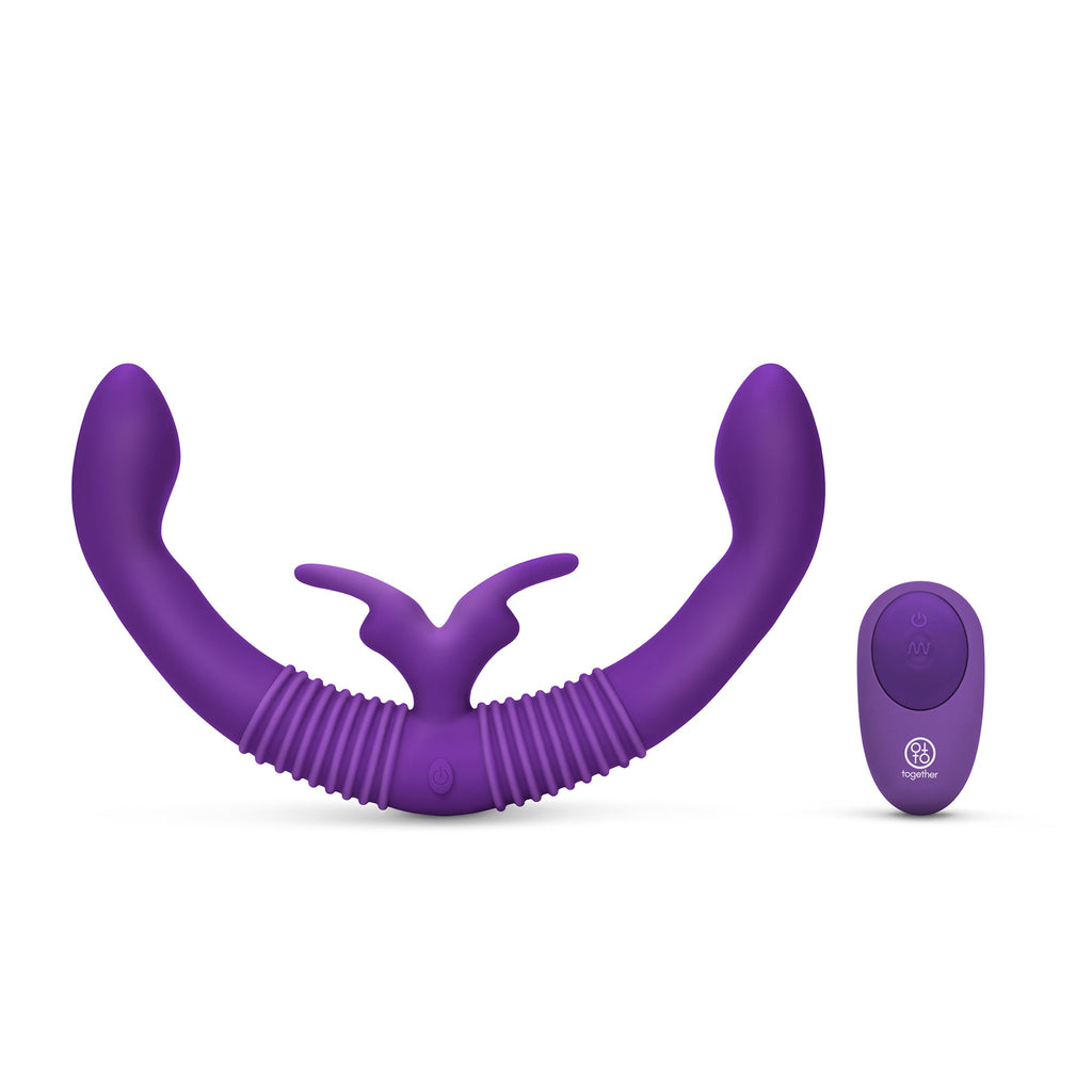 TOGETHER COUPLES VIBRATOR W/ REMOTE CONTROL