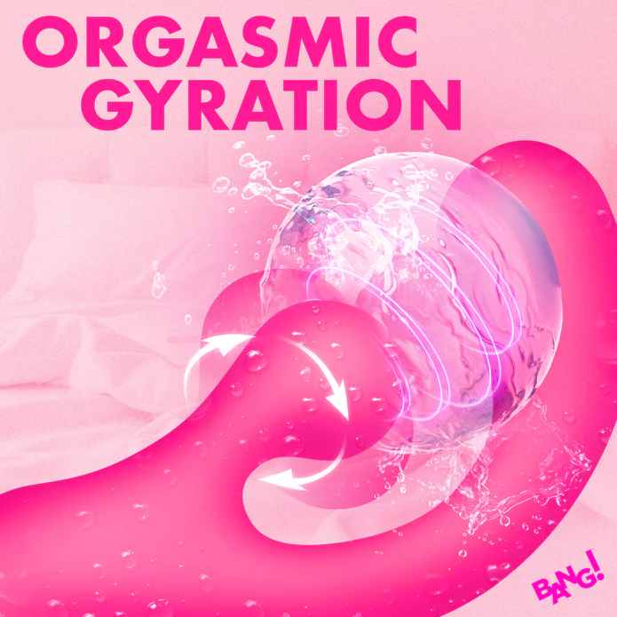 Gyro Rabbit Silicone Vibrator - Pink
