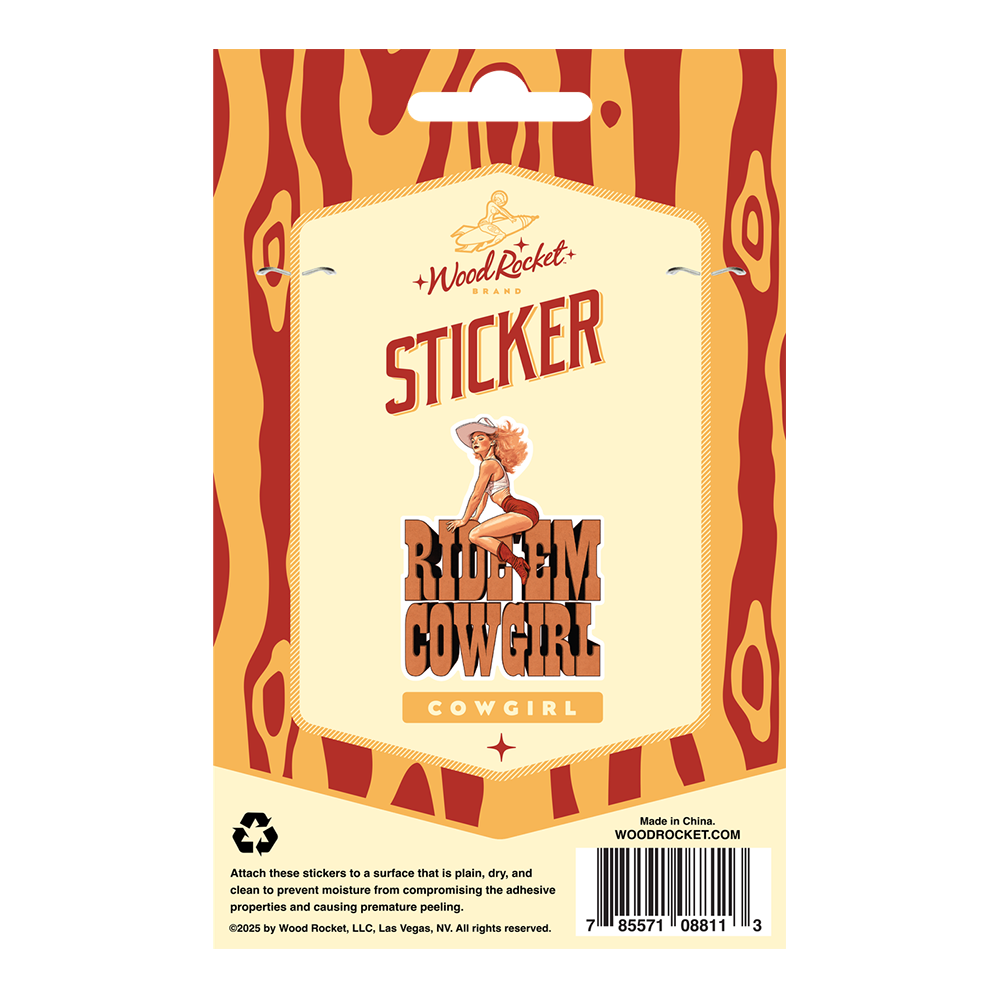 Ride Em Cowgirl Sticker