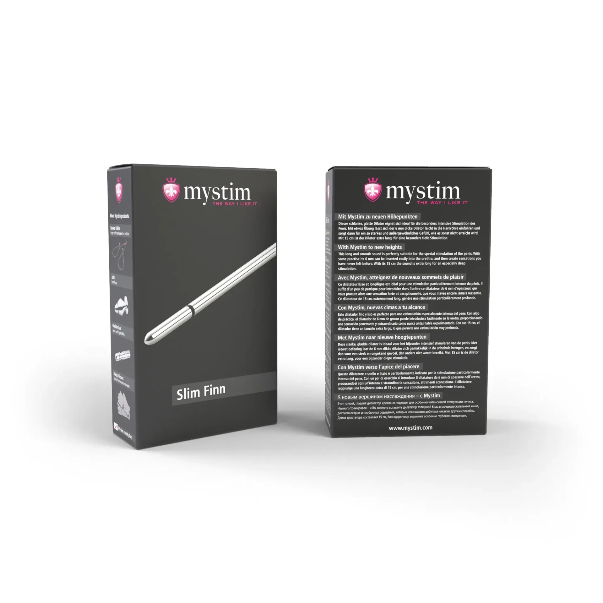 Mystim Slim Finn Sonde Urétrale, (Mystim Roundplug)