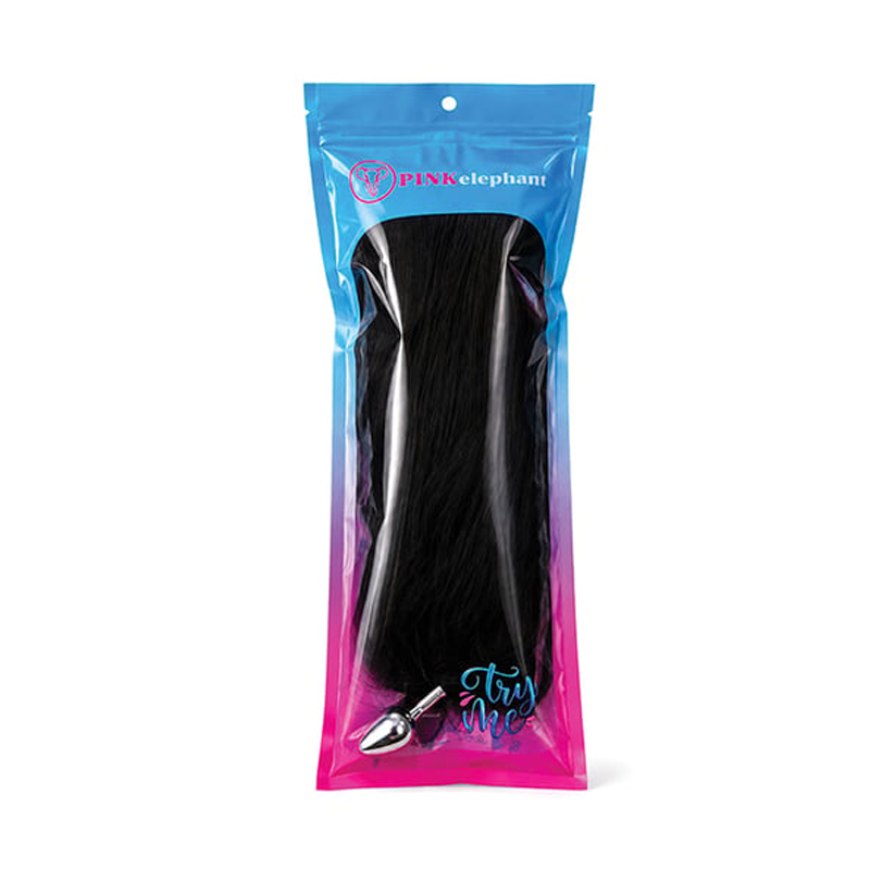 Foxtail Plug - Small - BLACK