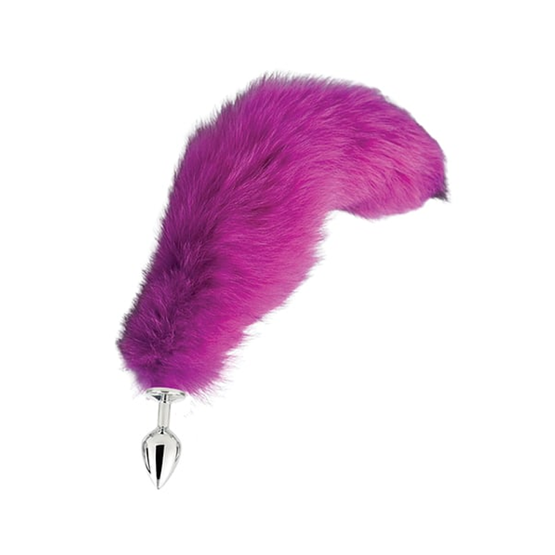 Foxtail Plug - Medium - HOT PINK