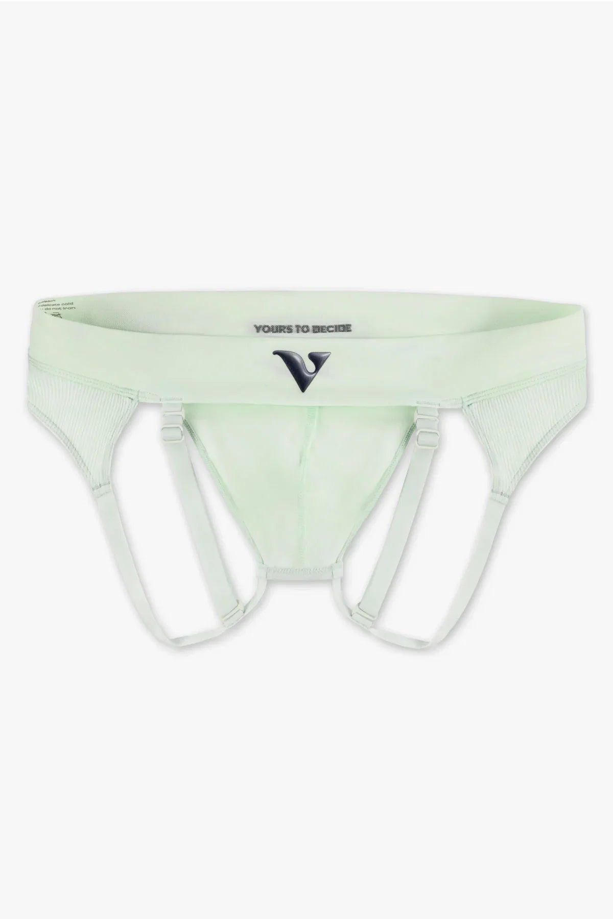 Mens Large - JockVStrap Rib Briefs - Mint