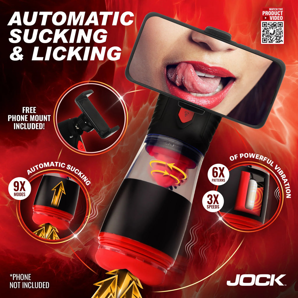 Blow Job Sucking, Licking, & Vibrating Masturbator