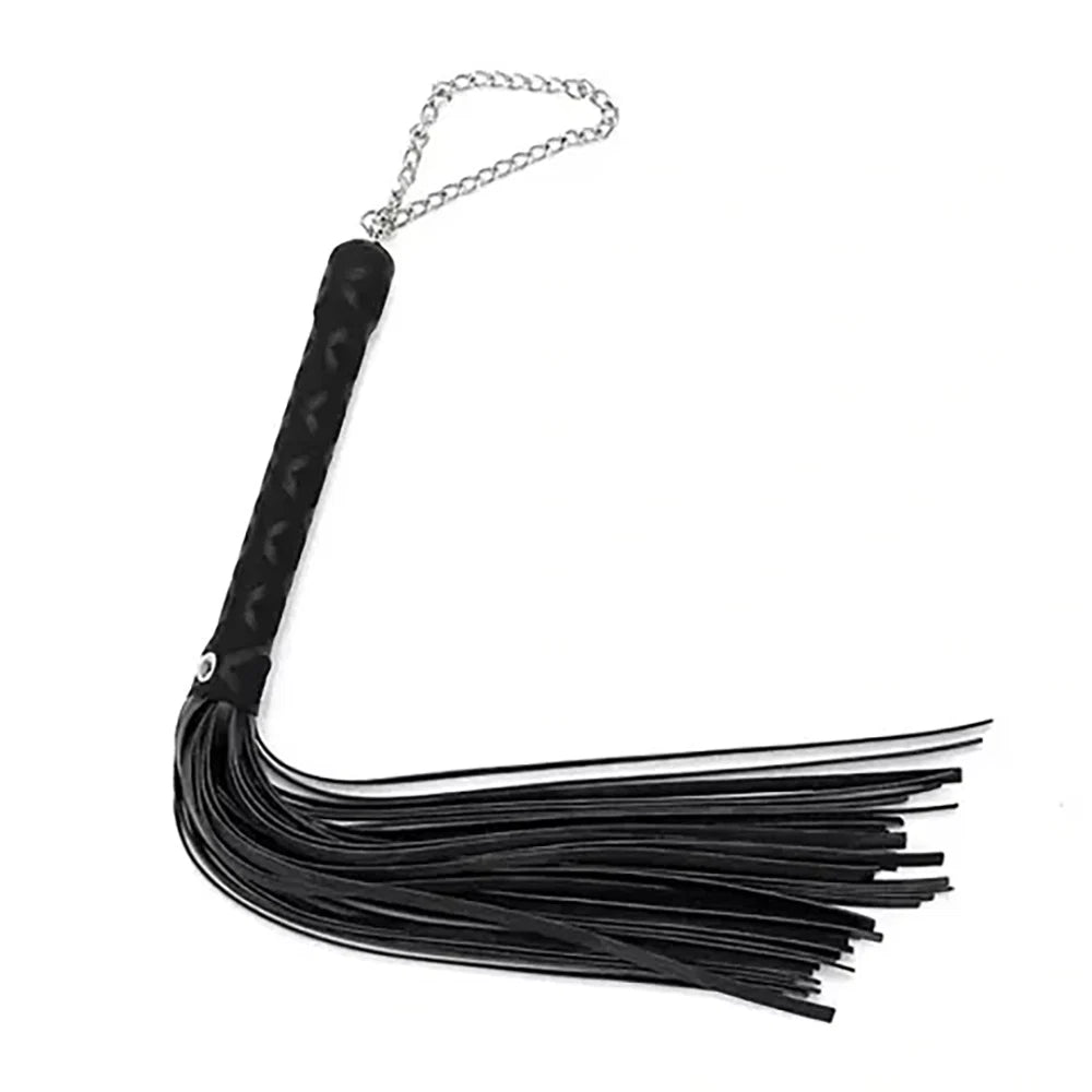Black on Black Flogger 16"