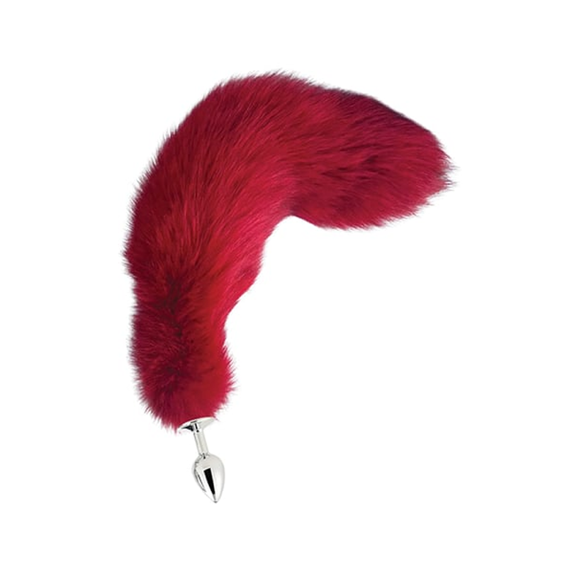 Foxtail Plug - Small - CHERRY RED