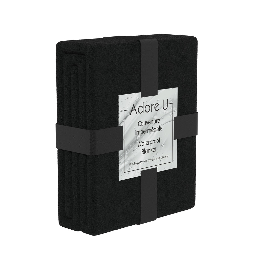 Adore U - Waterproof Blanket - Black