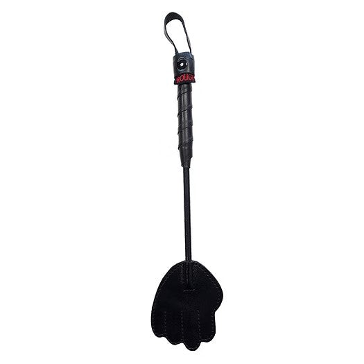 Leather Mini Hand Riding Crop - Black