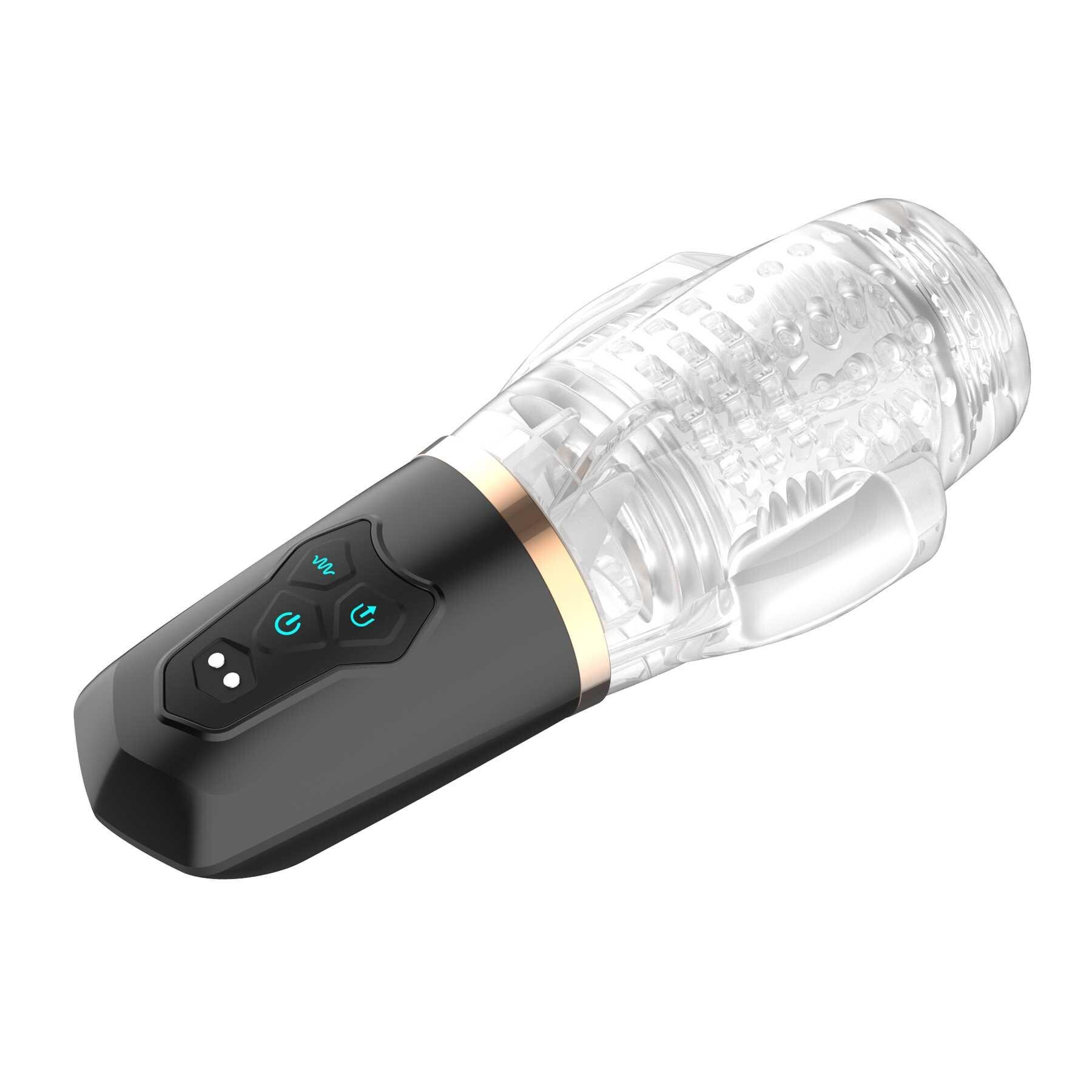 Adam & Eve Adam's Gawk Gawk 2.0 Sucking & Vibrating Sleeve
