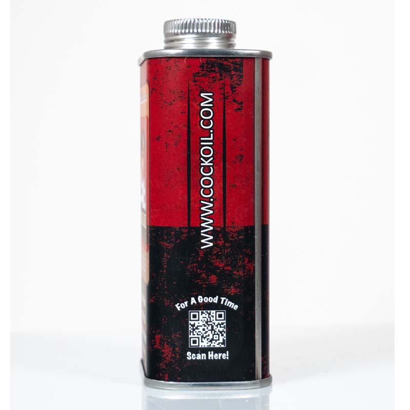 Huile de Pénis Lubrifiant à Base d'Eau – Boîte Métallique avec Doublure Plastique Intérieure 9 oz
