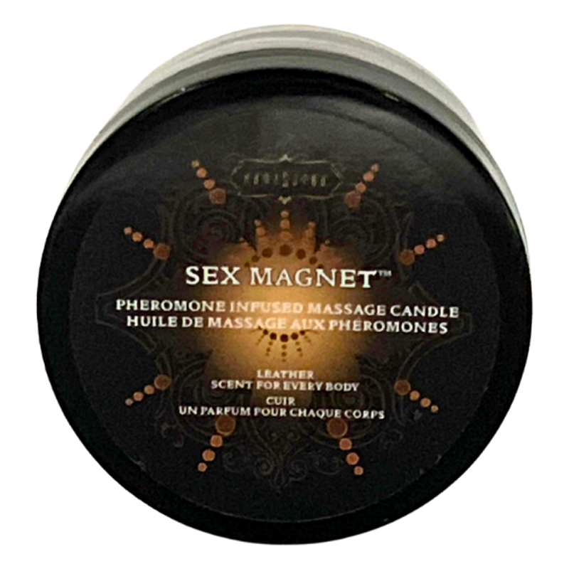 Sex Magnet Pheromone - Bougie de massage en cuir 1.7 oz/48 g