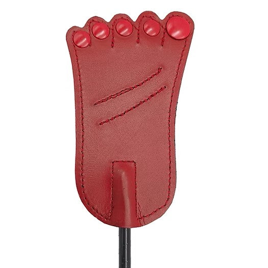 Foot Riding Crop - Red