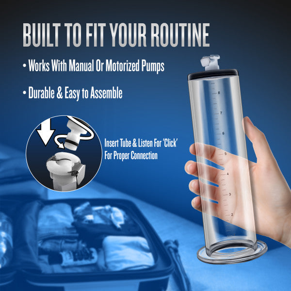 Performance - 9" x 2.5" Penis Pump Cylinder - Clear