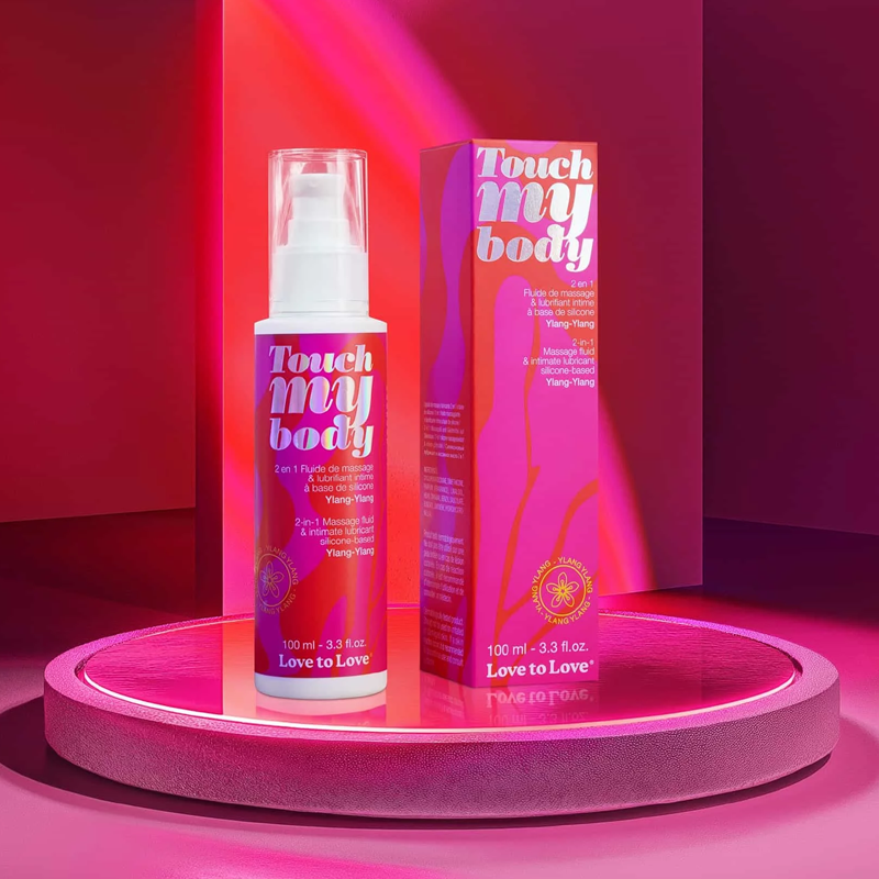TOUCH MY BODY - HUILE DE MASSAGE & LUBRIFIANT - YLANG-YLANG 100ML / 3.3FL.OZ.
