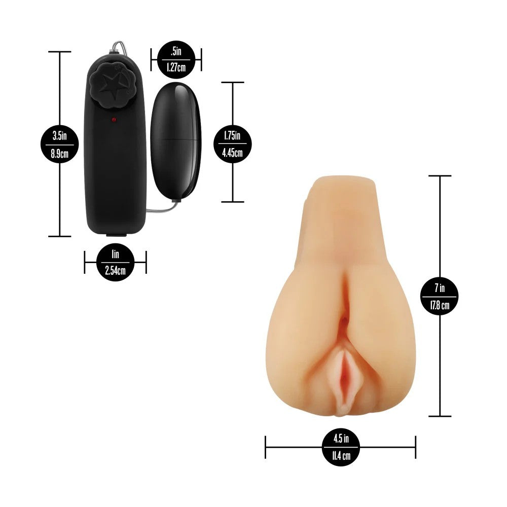 Enlust Jordyn - Vibrating Stroker - Beige