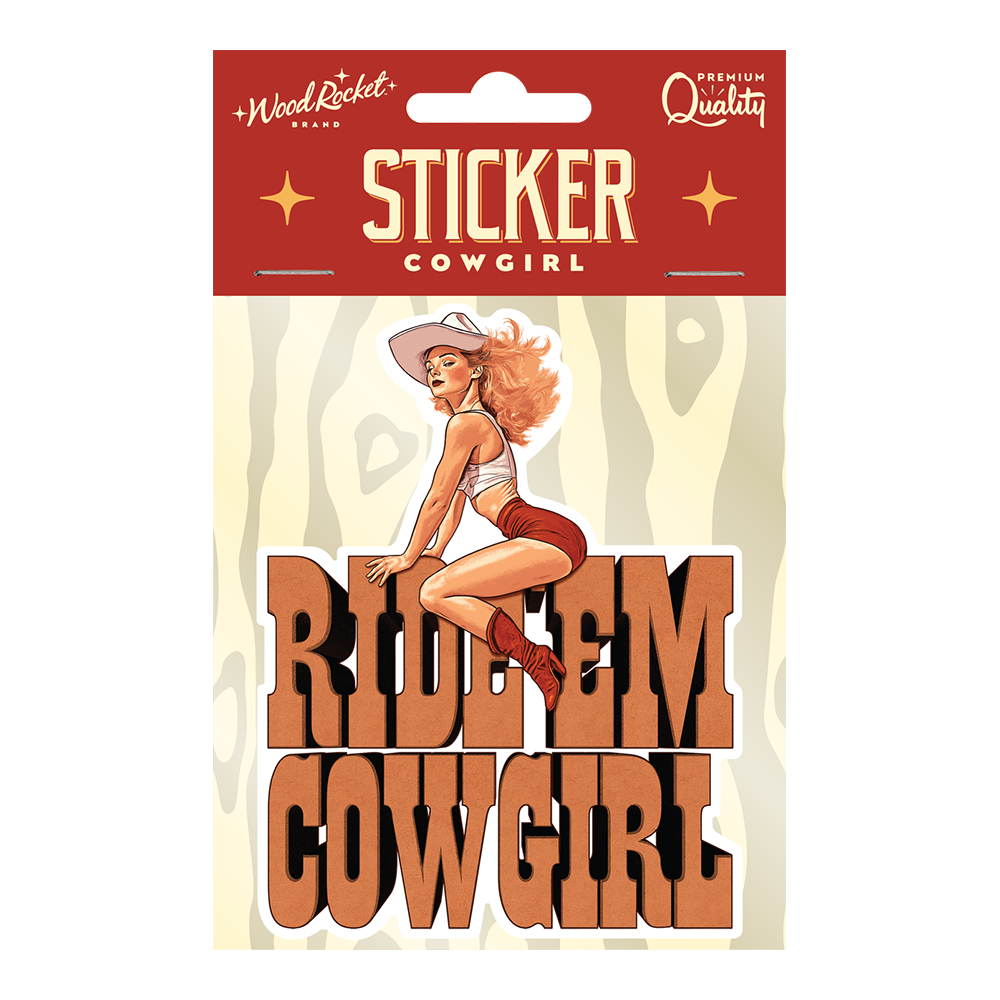 Ride Em Cowgirl Sticker