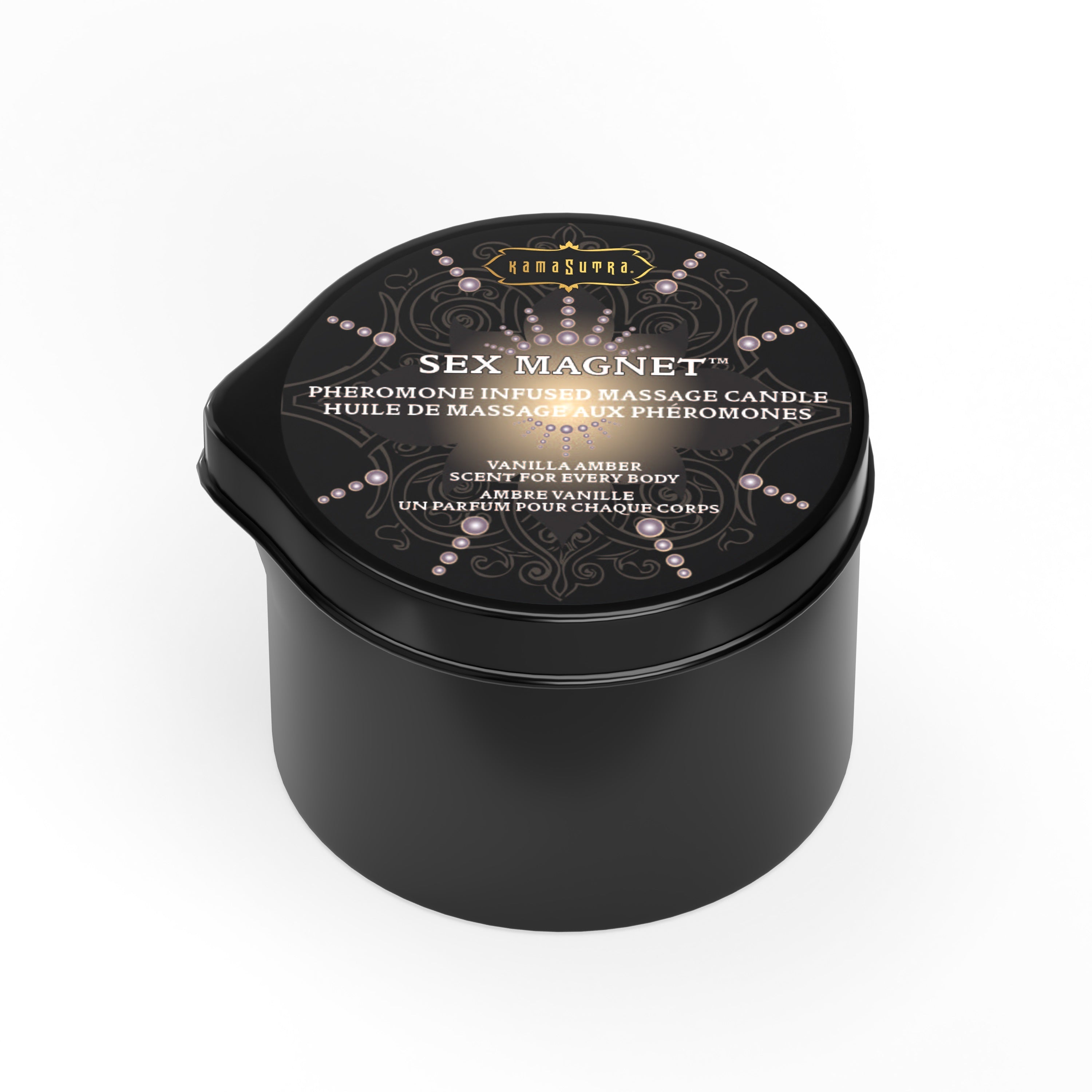Bougie de Massage Sex Magnet Pheromone - Vanille Ambre 2 oz/59 g