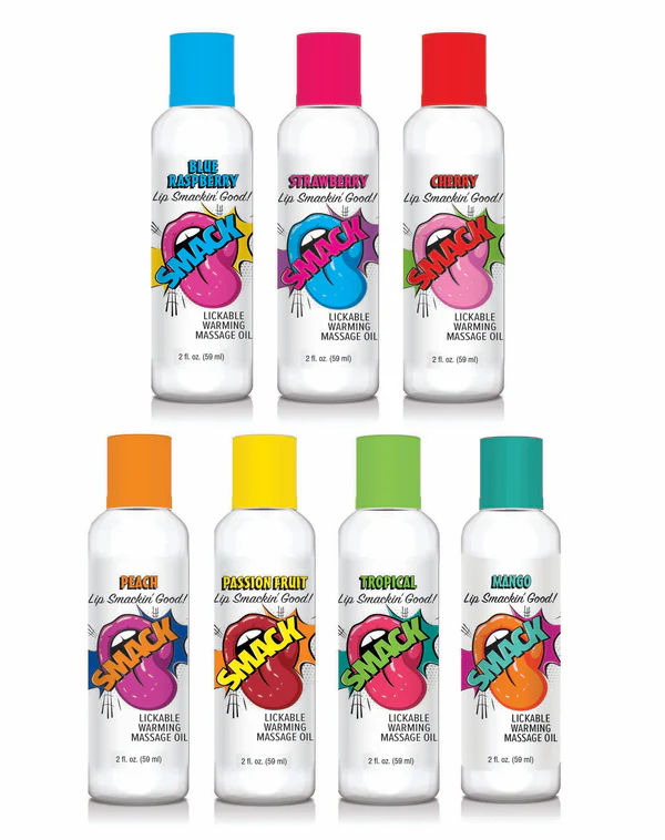 Warming & Lickable Massage Oil - Mango 2oz 🥭