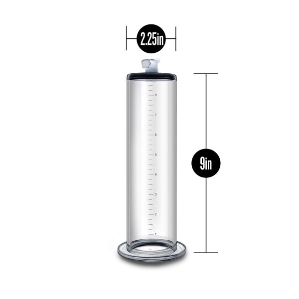 Performance - 9" x 2.5" Penis Pump Cylinder - Clear