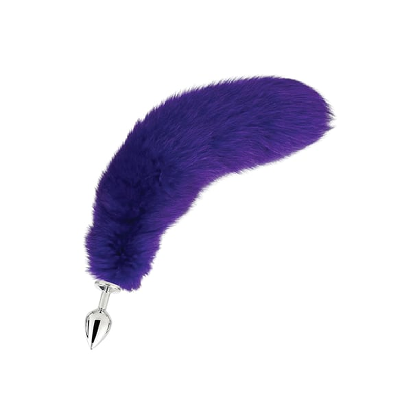 Foxtail Plug - Medium - BRIGHT PURPLE