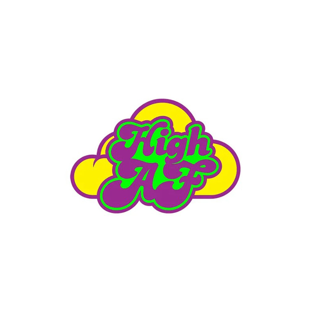 Enamel Pin: High AF *