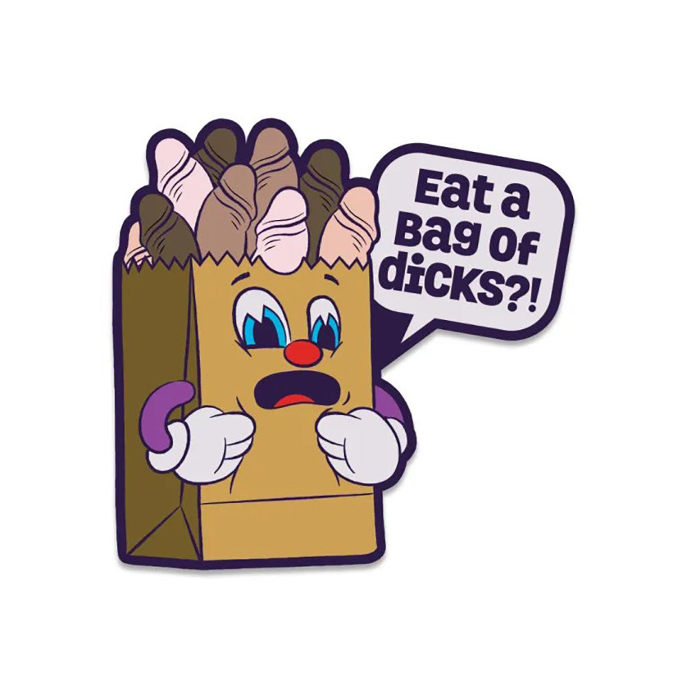 Fuck Buddies: Eat a Bag of Dicks Enamel Pin *