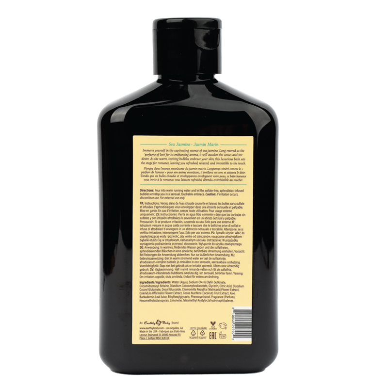 Bain Moussant Graines de Chanvre la Nuit Collection Aphrodisiaque Jasmin Marin 8.4oz / 250ml