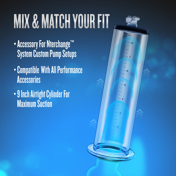 Performance - 9' x 1.75' Penis Pump Cylinder - Clear