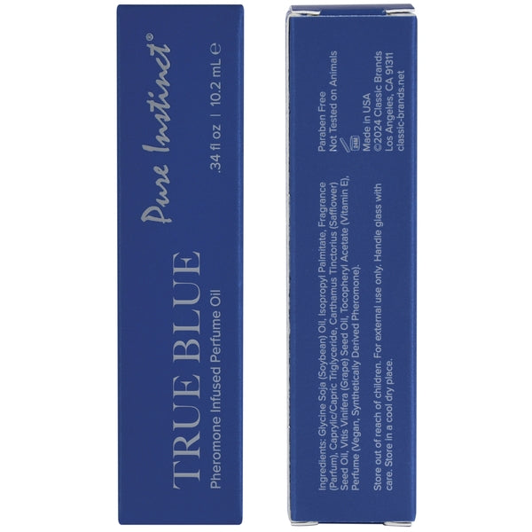 True Blue .34oz | 10mL - Huile de parfum à bille infusée aux phéromones