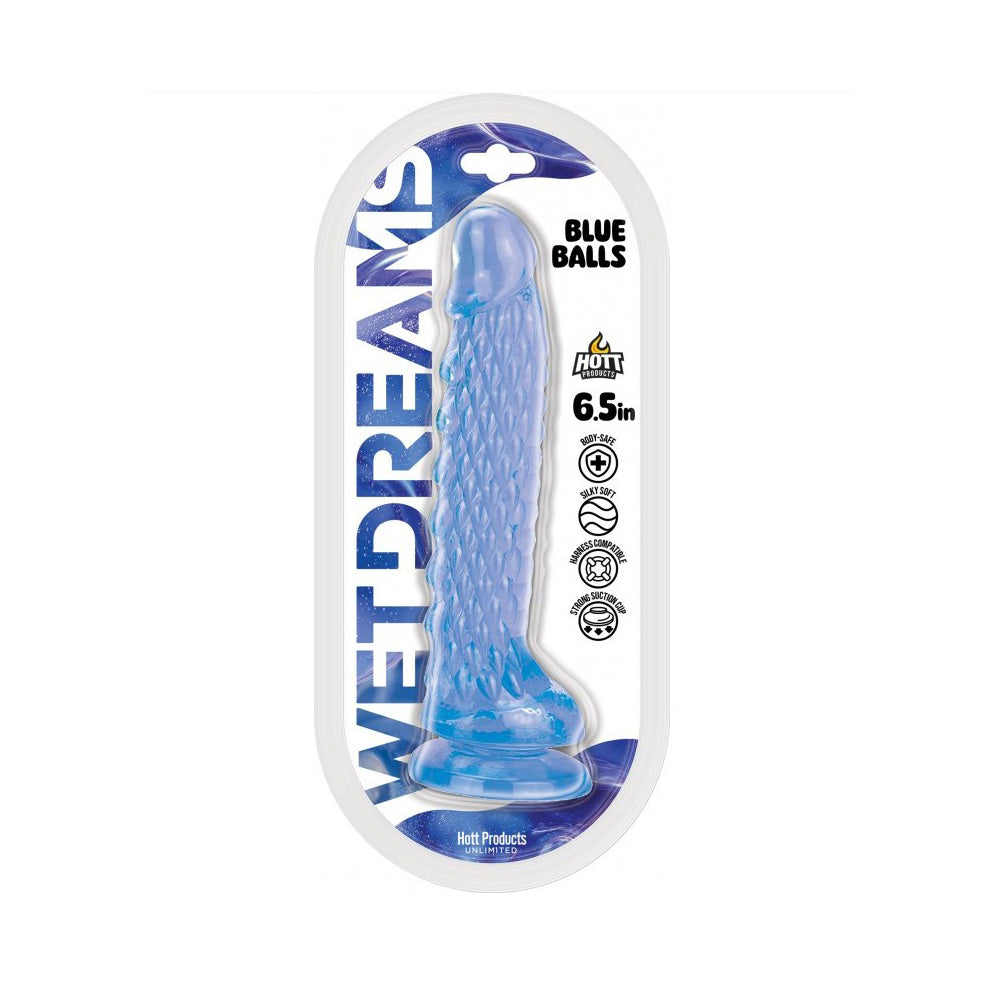 Wet Dreams - Blue Balls 6.5" Suction Cup Dildo
