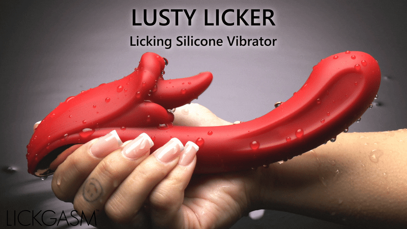 Lusty Licker Licking Silicone Vibrator