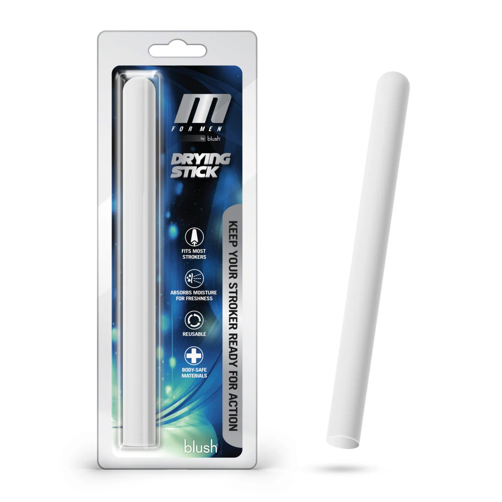 M for Men - Drying Stick - White - 12 pcs Counter Display