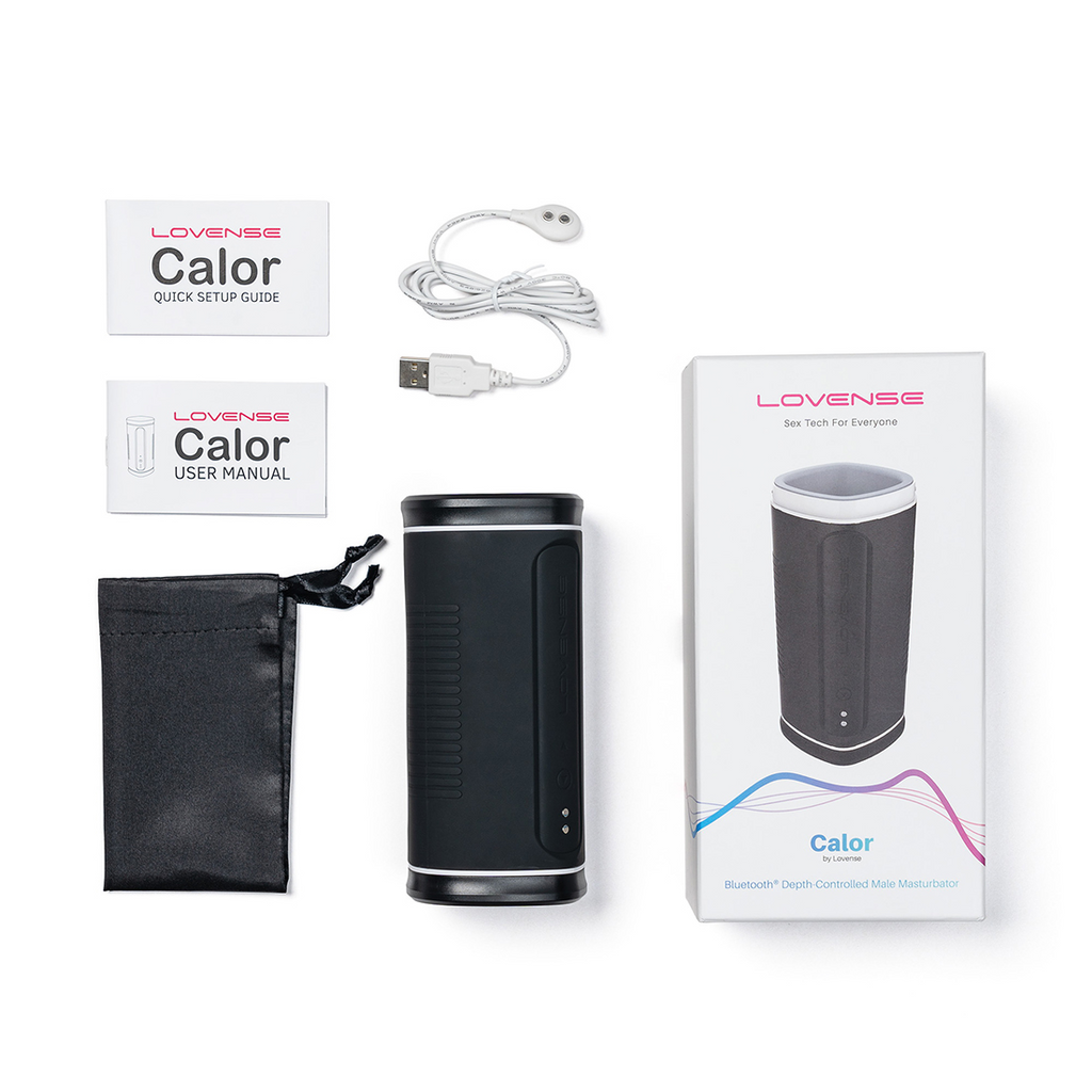 MASTURBATEUR MASCULIN À CONTRÔLE DE PROFONDEUR BLUETOOTH CALOR BY LOVENSE