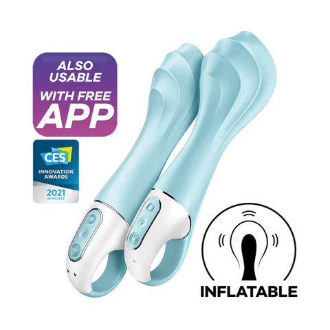 🎁 Air Pump Vibrator 5+ Blue (100% off)