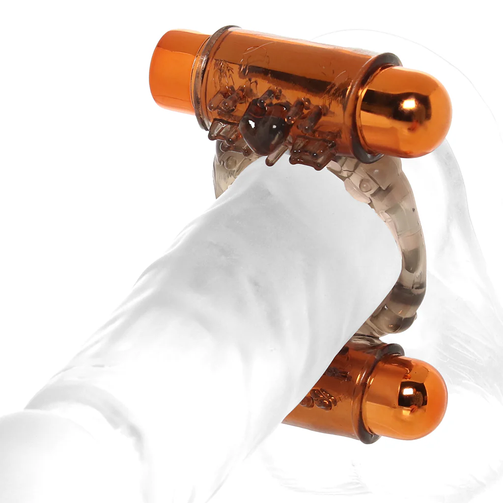 Stay Hard - Vibrating Cock Ring Set with Sleeve And 2 Bullets