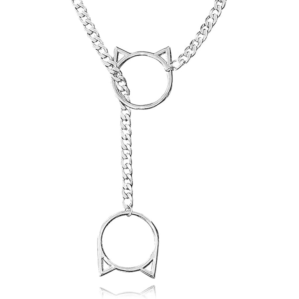 Anneau de cou CAT O RING SLIP CHOKE CHAIN - argent